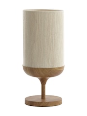 Light & Living Wood Print Natural Cream Table Lamp 225x50 cm DANIA - Image 1 of 4