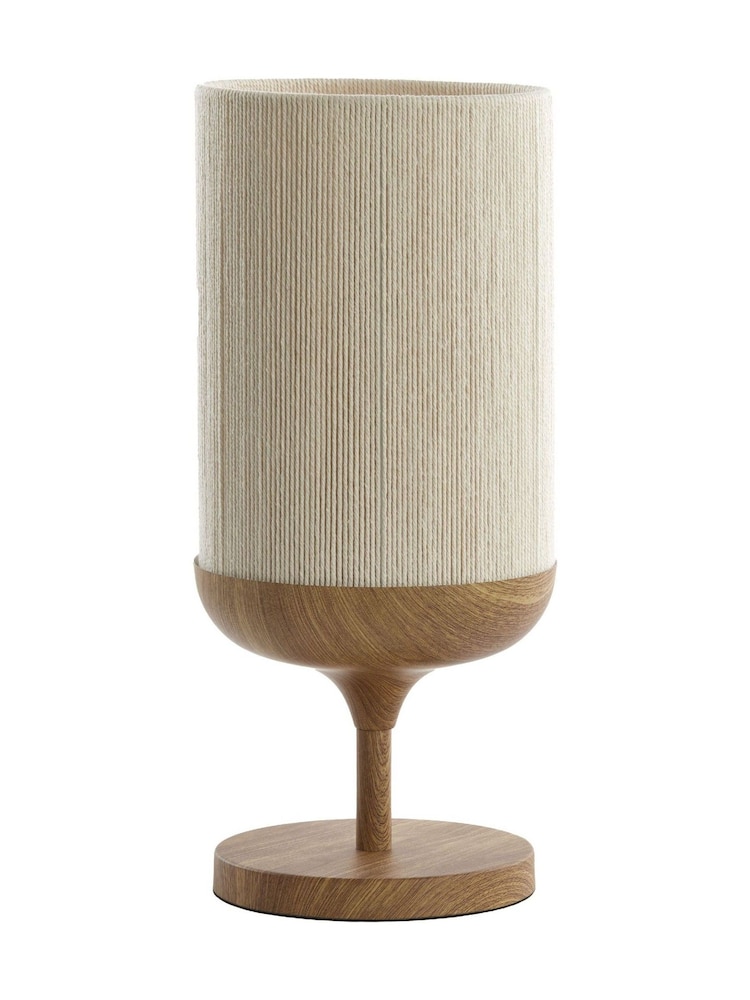 Light & Living Wood Print Natural Cream Table Lamp 225x50 cm DANIA - Image 1 of 4 Light & Living Wood Print Natural Cream Table Lamp 225x50 cm DANIA - Image 1 of 4