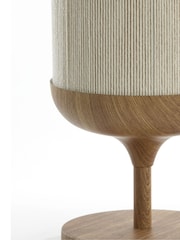 Light & Living Wood Print Natural Cream Table Lamp 225x50 cm DANIA - Image 2 of 4
