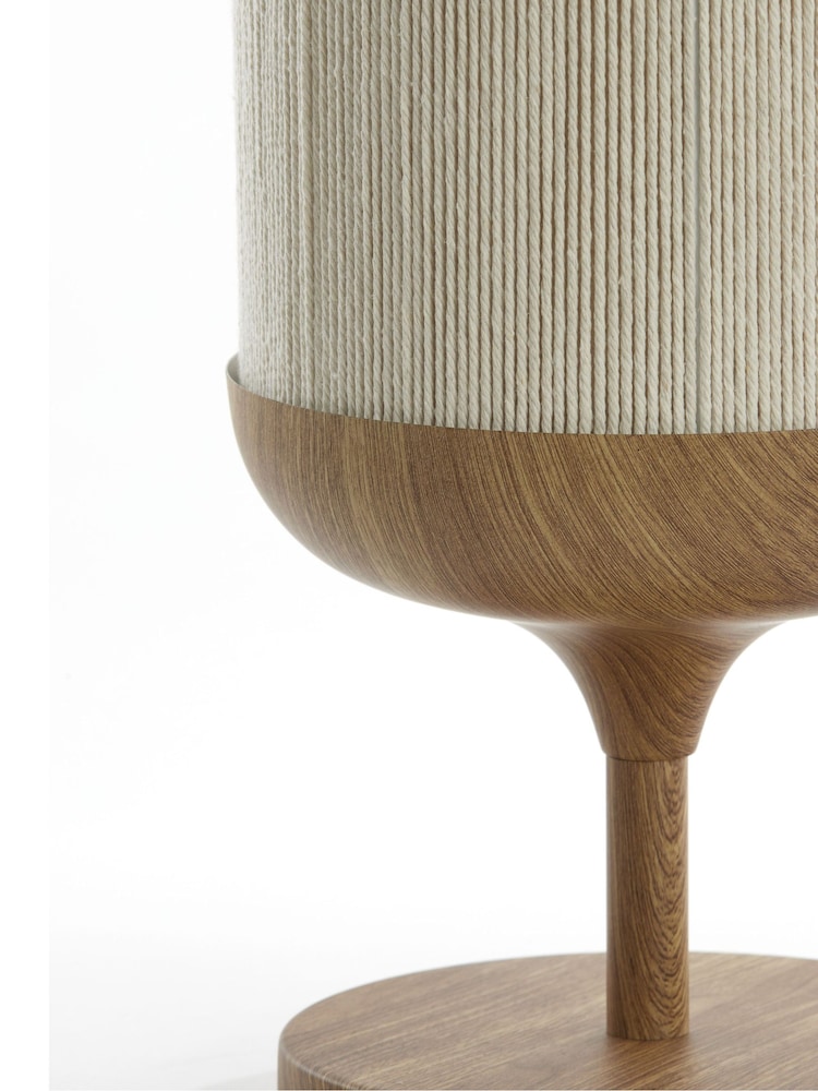 Light & Living Wood Print Natural Cream Table Lamp 225x50 cm DANIA - Image 2 of 4 Light & Living Wood Print Natural Cream Table Lamp 225x50 cm DANIA - Image 2 of 4