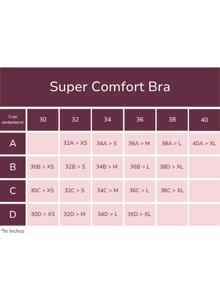 Hunkemoller Light Mauve Super Comfort Bra - Image 6 of 6 Hunkemoller Light Mauve Super Comfort Bra - Image 6 of 6