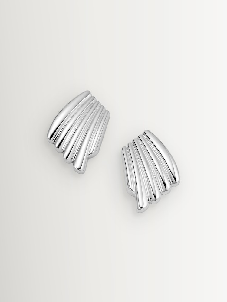 Daisy London Mini Wave Stud Earrings - Image 1 of 4
