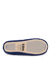 Totes Navy Isotoner Popcorn Slippers - Image 4 of 5