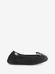Chaussons Isotoner Terry Ballet avec noeud - Image 5 of 6