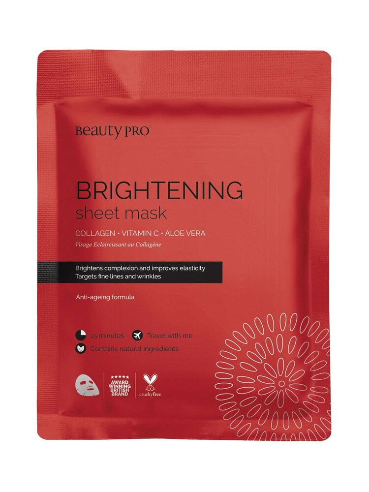 BeautyPro Brightening Collagen Sheet Mask - Image 2 of 3