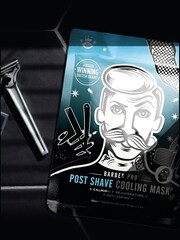 BARBER PRO Post Shave Cooling Face Mask - Image 3 of 5