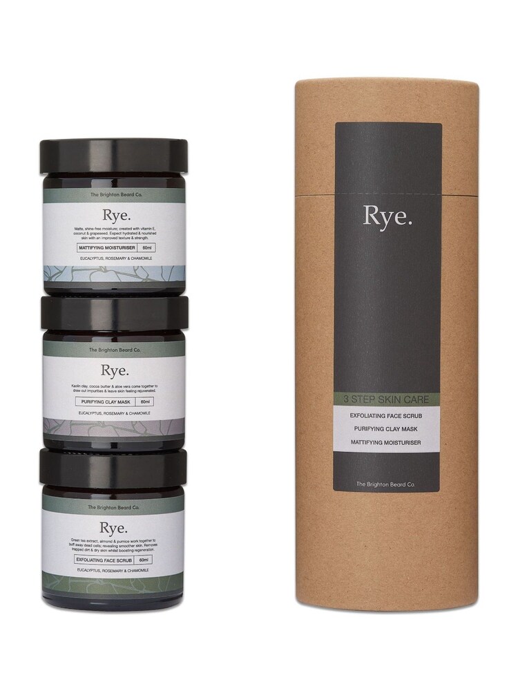 The Brighton Beard Co. Rye 3 Step Skin Care Gift Set - Image 1 of 4
