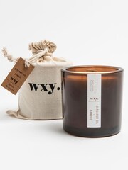 Wxy Clear Big Amber Scented Candle 12.5oz Bergamot + Bamboo - Image 1 of 1