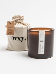 Wxy Clear Big Amber Scented Candle 12.5oz Black Ash + Frankincense - Image 1 of 1