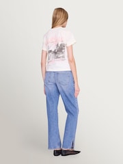ANINE BING Off White Shelley Surfer T-Shirt - Image 2 of 4