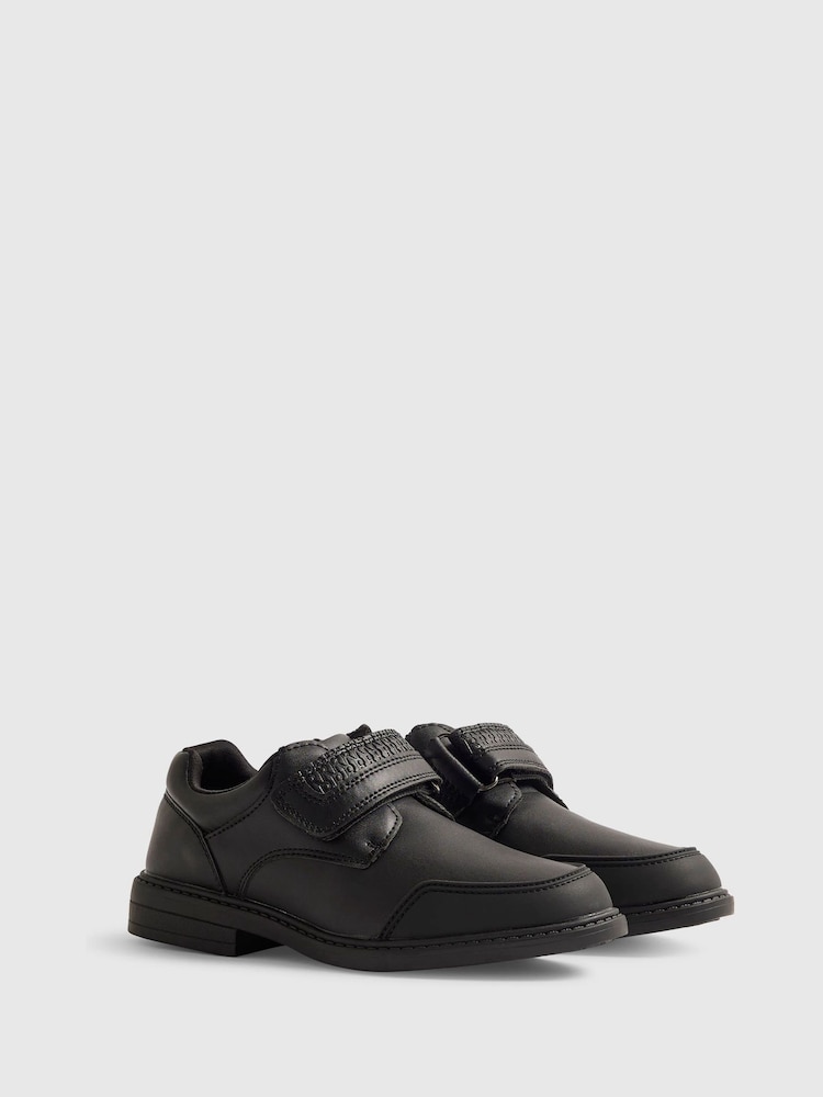 River Island Black Back To School Veltcro Shoes - Image 2 of 5 River Island Black Back To School Veltcro Shoes - Image 2 of 5