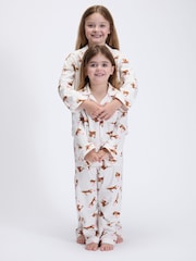 Boux Avenue White Fleece Pyjamas In A Bag - Image 3 of 6