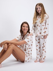 Boux Avenue White Fleece Pyjamas In A Bag - Image 4 of 6