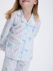 Boux Avenue Blue/Pink Fleece Pyjamas In A Bag - Image 2 of 6
