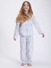 Boux Avenue Blue/Pink Fleece Pyjamas In A Bag - Image 4 of 6