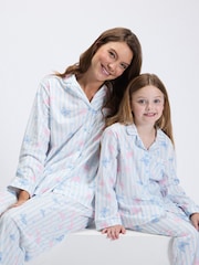 Boux Avenue Blue/Pink Fleece Pyjamas In A Bag - Image 5 of 6