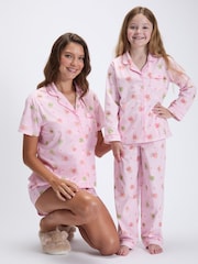 Boux Avenue Light Pink Fleece Pyjamas In A Bag - Image 2 of 6