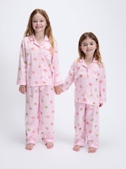 Boux Avenue Light Pink Fleece Pyjamas In A Bag - Image 5 of 6