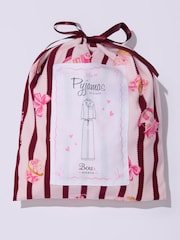 Boux Avenue Pink Stripe Fleece Pyjamas In A Bag - Image 6 of 6