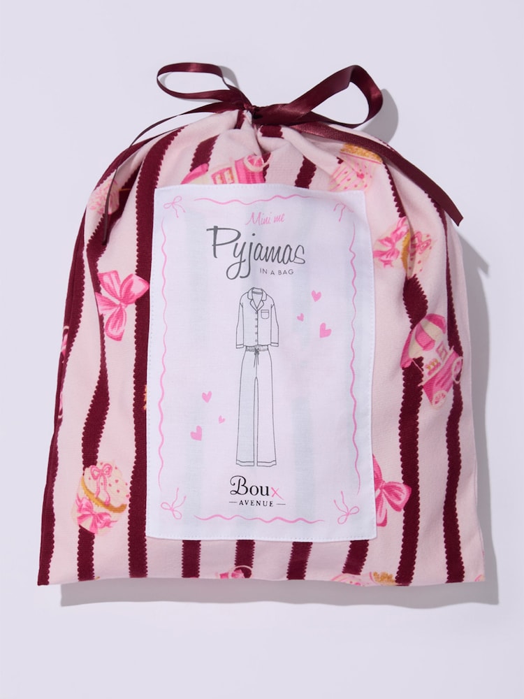 Boux Avenue Pink Stripe Fleece Pyjamas In A Bag - Image 6 of 6 Boux Avenue Pink Stripe Fleece Pyjamas In A Bag - Image 6 of 6