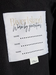 River Island Black Leopard Print Hooded Rain Jacket - Image 4 of 4