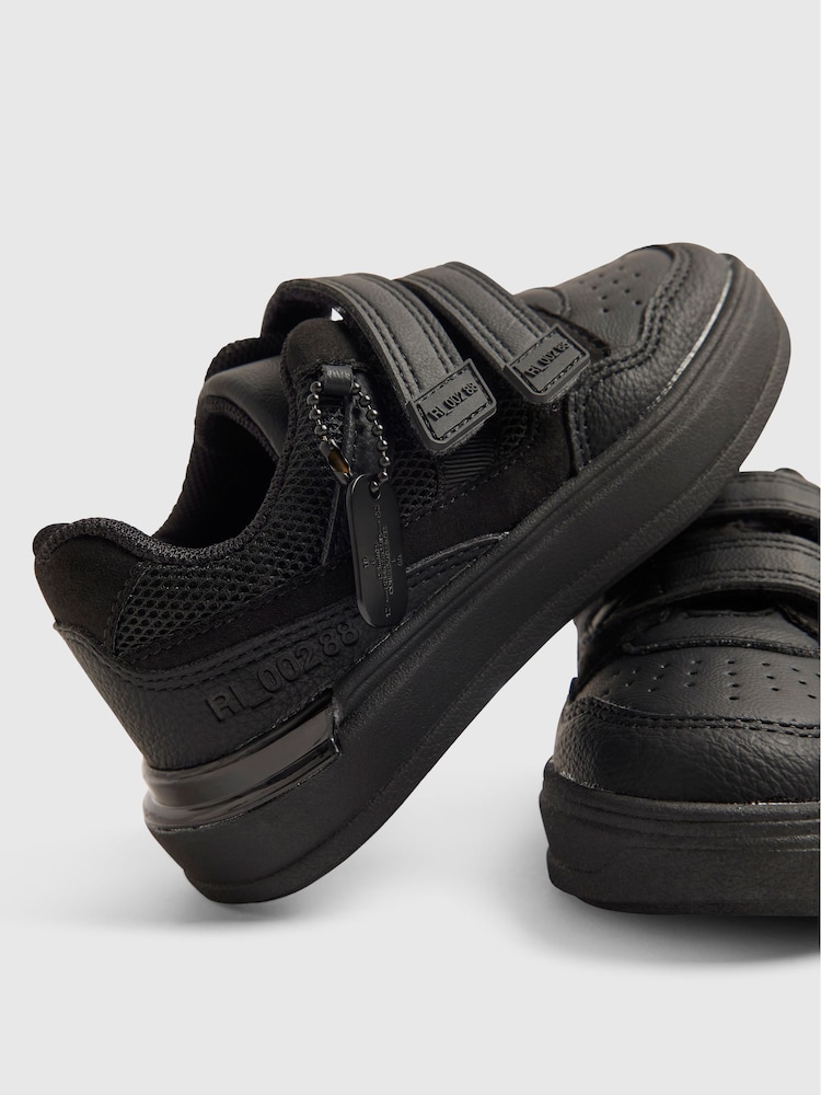 River Island Black Back To School Veltcro Trainers - Image 5 of 5