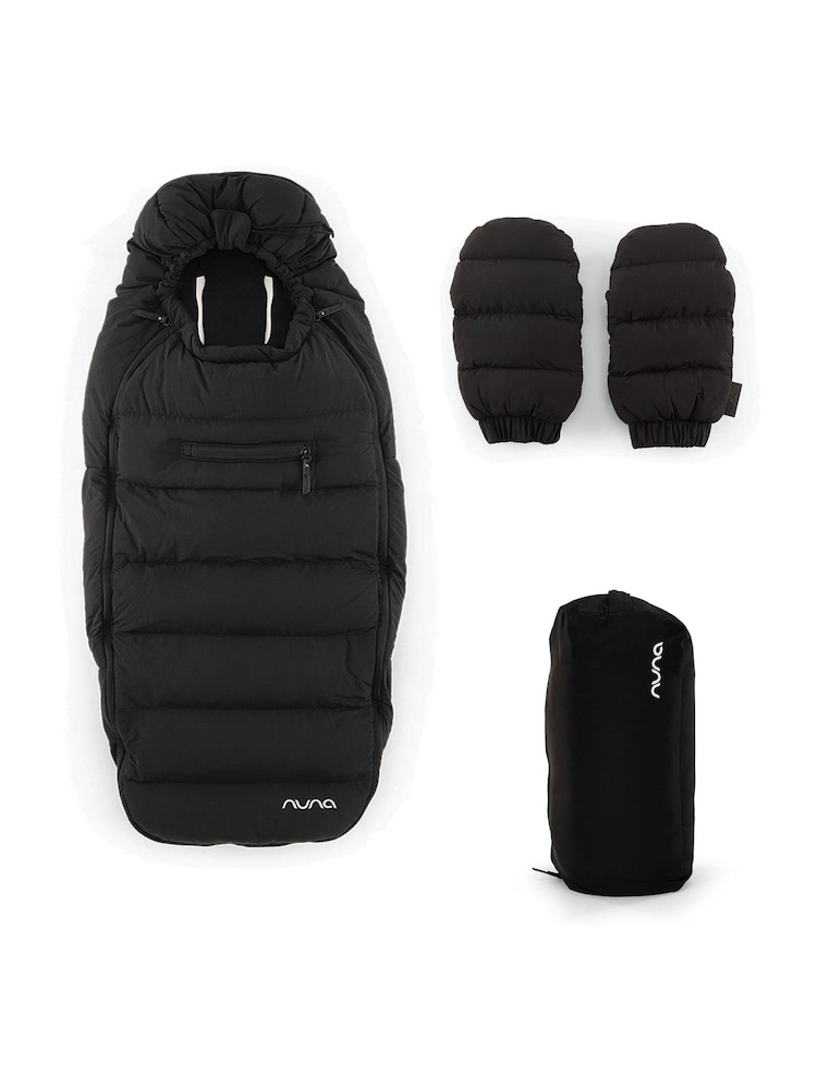 Nuna Caviar Winter Stroller Set with Footmuff & Gloves - Image 1 of 2 Nuna Caviar Winter Stroller Set with Footmuff & Gloves - Image 1 of 2