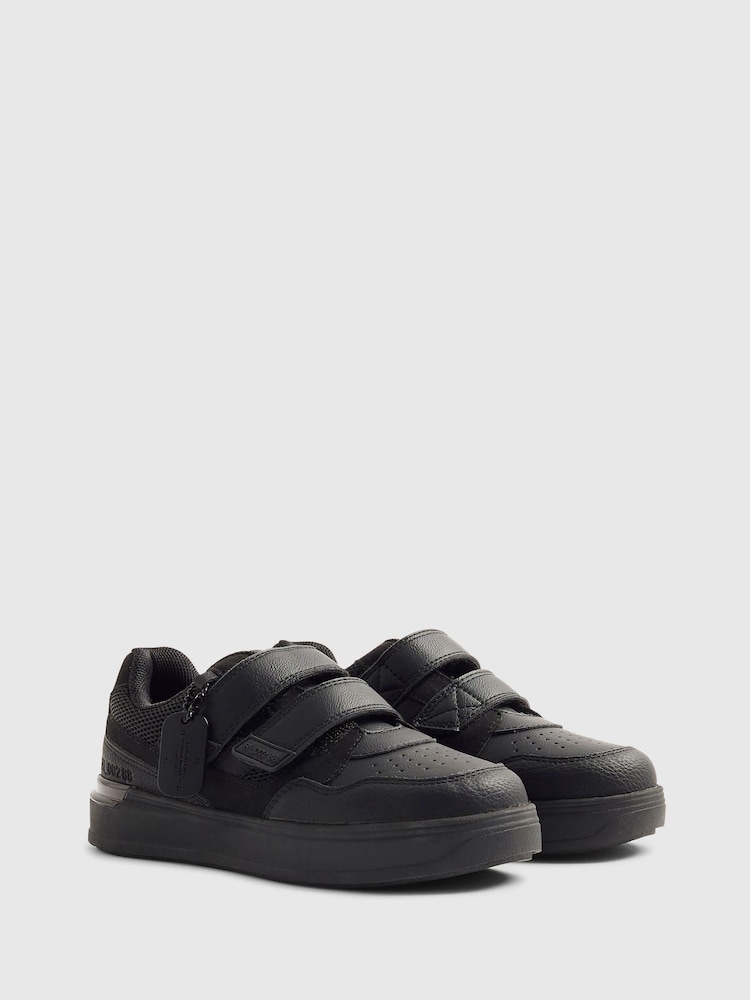 River Island Black Back To School Veltcro Trainers - Image 2 of 3