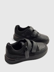 River Island Black Back To School Veltcro Trainers - Image 3 of 3