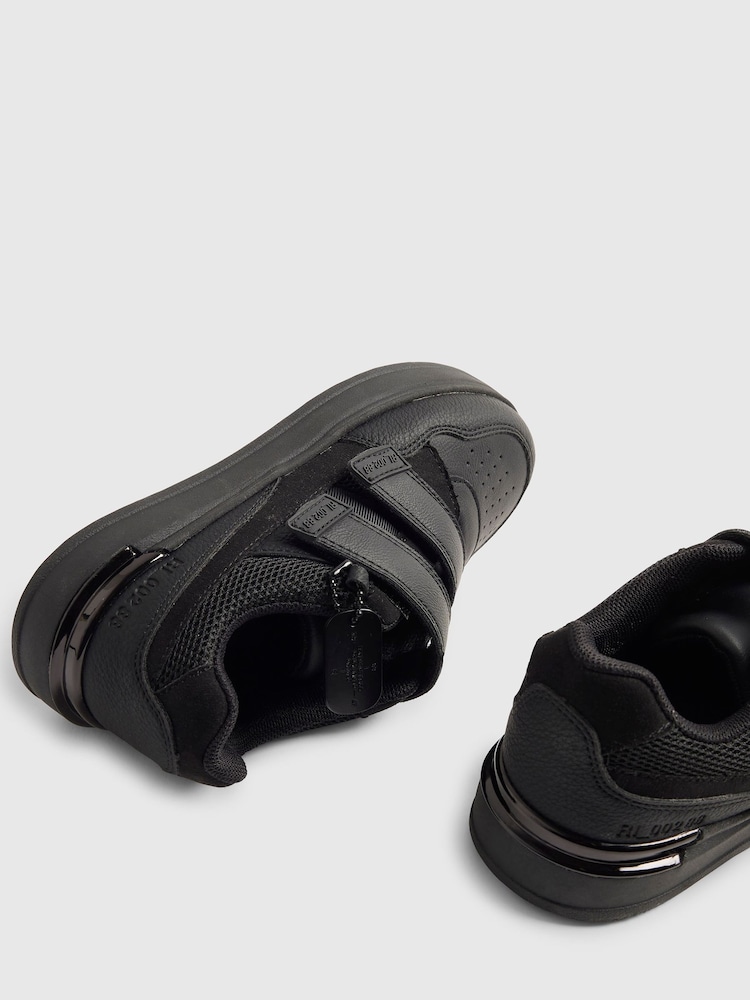 River Island Black Double Strap School Trainers - Image 5 of 5 River Island Black Double Strap School Trainers - Image 5 of 5