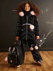 River Island Black Back To School Backpack, Lunchbox & Pencil Case - Image 1 of 2