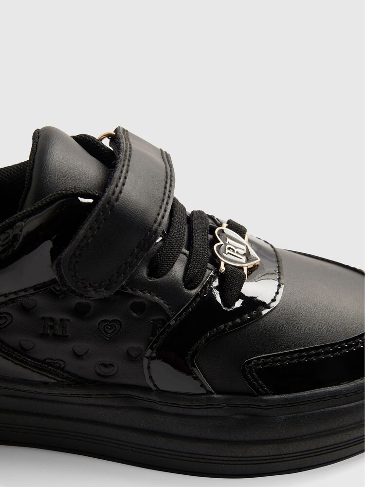 River Island Black Back To School Veltcro Trainers - Image 4 of 4