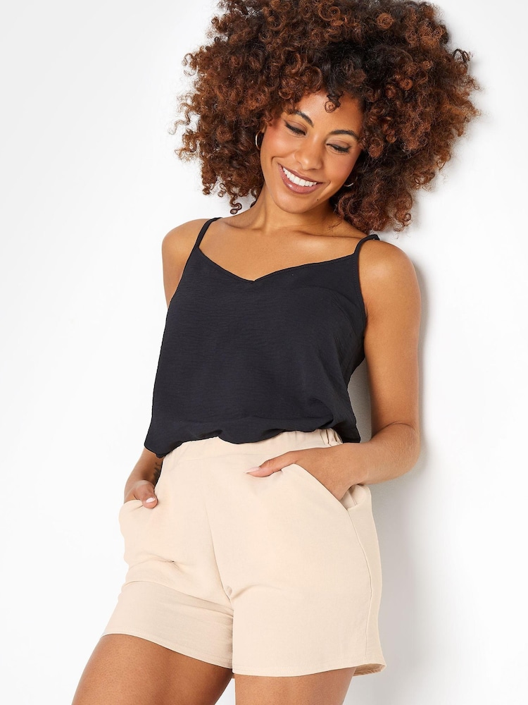 PixieGirl Petite Neutral Textured Shorts - Image 2 of 4