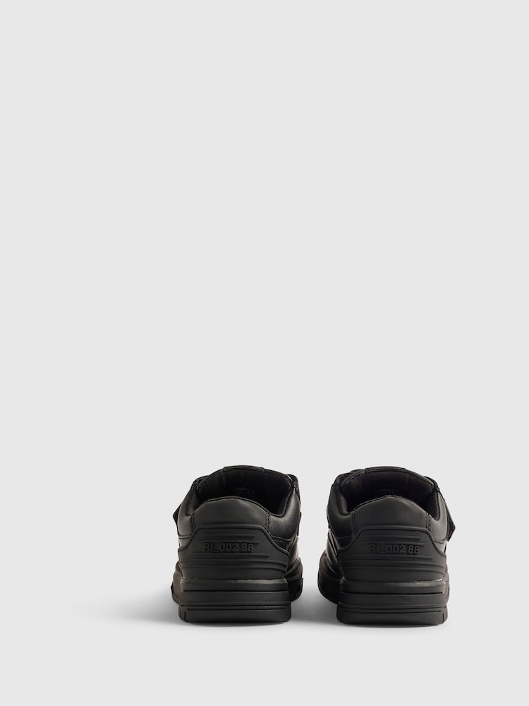 River Island Black Back To School Veltcro Shoes - Image 2 of 5 River Island Black Back To School Veltcro Shoes - Image 2 of 5