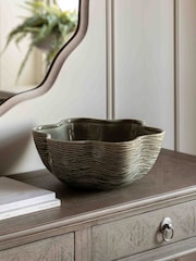 Gallery Home Green Garden Scalloped Bowl - Image 1 of 4