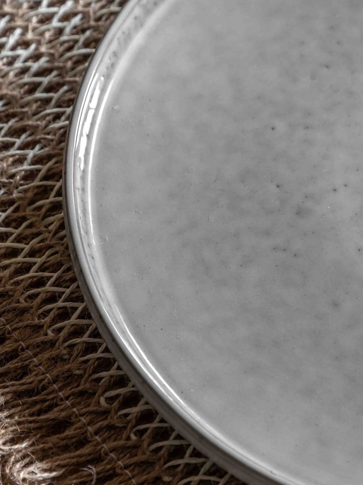 Gallery Home Grey Reactive Glaze Dinner Plate - Image 2 of 5 Gallery Home Grey Reactive Glaze Dinner Plate - Image 2 of 5