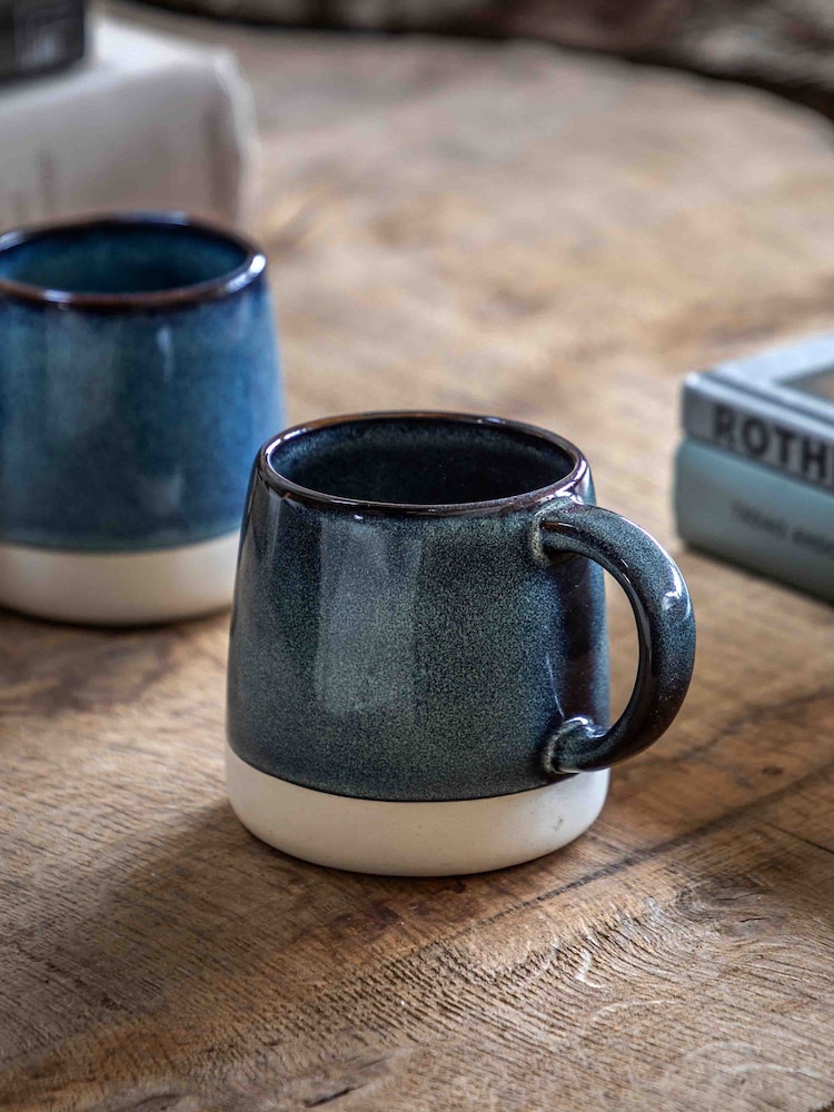 Gallery Home Blue Reactive Glaze Mug - Image 1 of 4 Gallery Home Blue Reactive Glaze Mug - Image 1 of 4