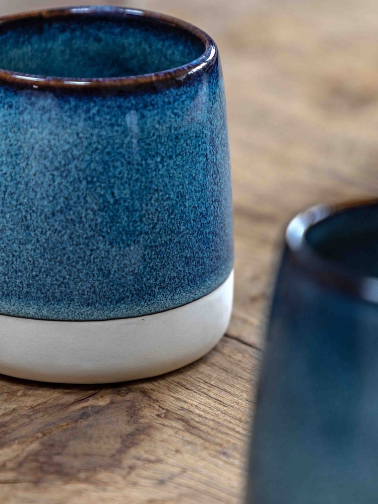 Gallery Home Blue Reactive Glaze Mug - Image 2 of 4 Gallery Home Blue Reactive Glaze Mug - Image 2 of 4