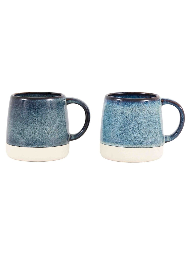Gallery Home Blue Reactive Glaze Mug - Image 4 of 4 Gallery Home Blue Reactive Glaze Mug - Image 4 of 4