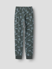 Name It Green Cotton Football Pyjamas - Image 3 of 3
