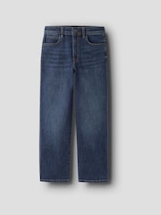 Azul oscuro - Name It Loose Fit Wide Leg Jeans - Imagen 3 de 5