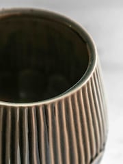 Gallery Home Green Ceramic Indoor Planter - Image 2 of 4