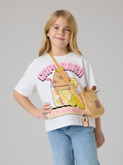Name It White Capybara Short Sleeve Boxy T-Shirt - Image 1 of 3