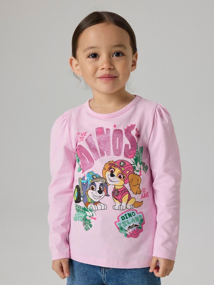 Name It Pink Paw Patrol Long Sleeve T-Shirt - Image 1 of 3 Name It Pink Paw Patrol Long Sleeve T-Shirt - Image 1 of 3
