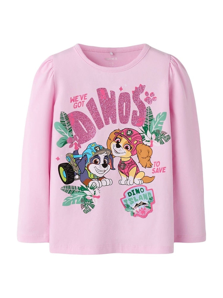 Name It Pink Paw Patrol Long Sleeve T-Shirt - Image 2 of 3 Name It Pink Paw Patrol Long Sleeve T-Shirt - Image 2 of 3