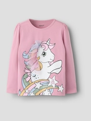 Name It Purple My Little Pony Tulle Long Sleeve Top - Image 1 of 2