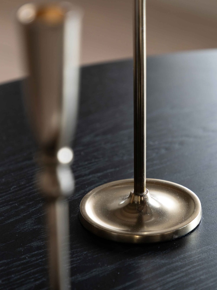Gallery Home Gold Metal Candlestick - Image 2 of 4 Gallery Home Gold Metal Candlestick - Image 2 of 4