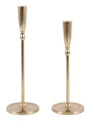 Gallery Home Gold Metal Candlestick - Image 4 of 4