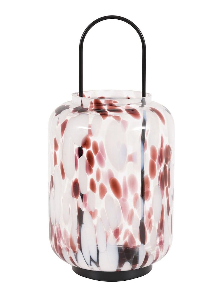 Gallery Home Brown Speckled Large Glass Holder - Image 5 of 5 Gallery Home Brown Speckled Large Glass Holder - Image 5 of 5