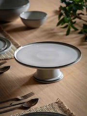 Gallery Home Grey Reactive Glaze Cake Stand - Image 1 of 4